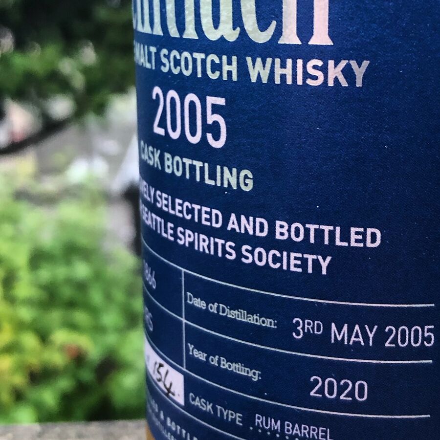 Seattle Spirits Society's Benriach 15 Year Cask Selection - photo 4 of 5